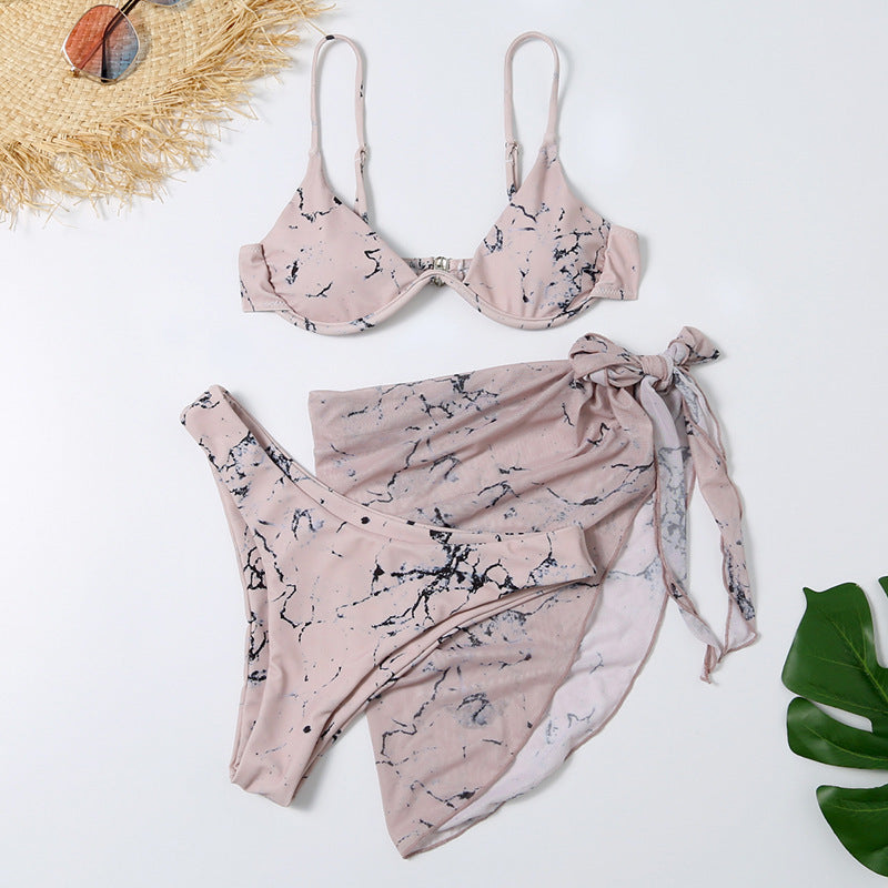 Three-piece Bikini with Skirt