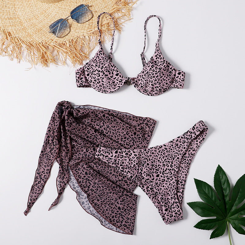 Three-piece Bikini with Skirt