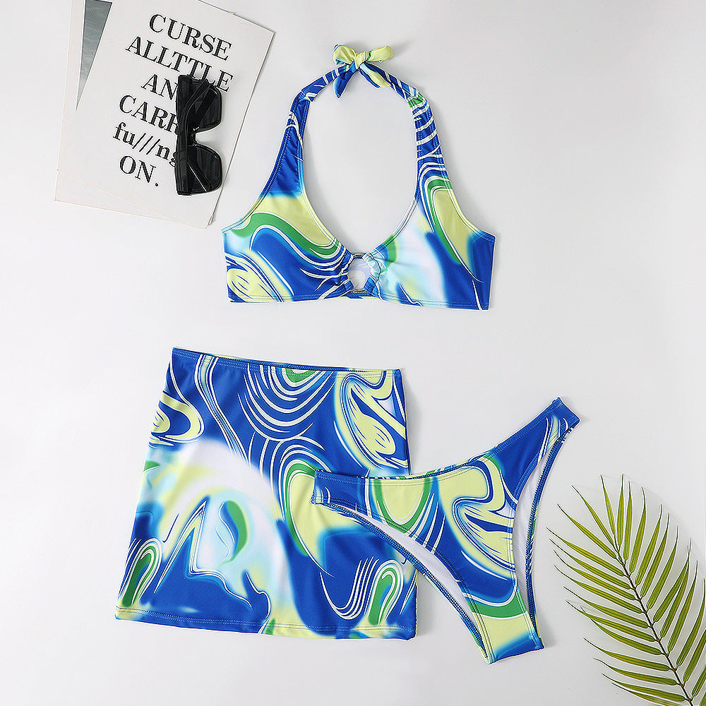 Three Piece Bikini Skirt