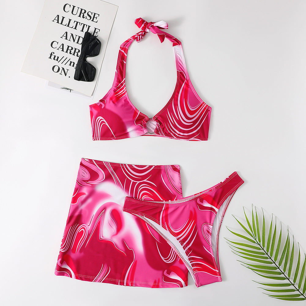 Three Piece Bikini Skirt