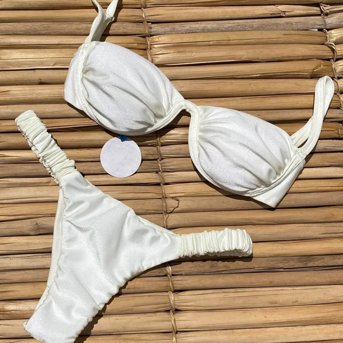 Underwire Bikini Split Women's Swimsuit