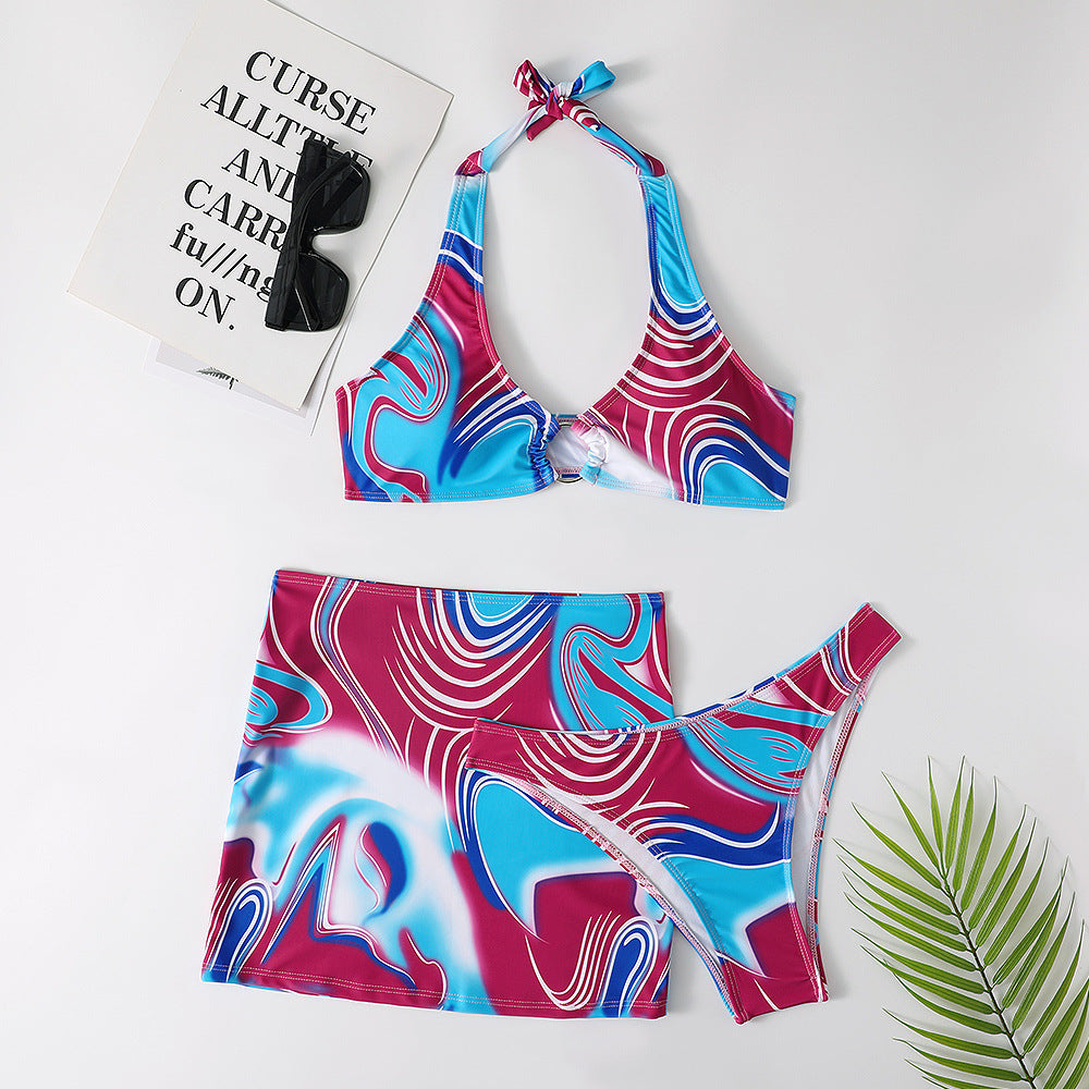 Three Piece Bikini Skirt