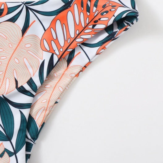 Push Up Sexy Bikini with Printed Bottoms