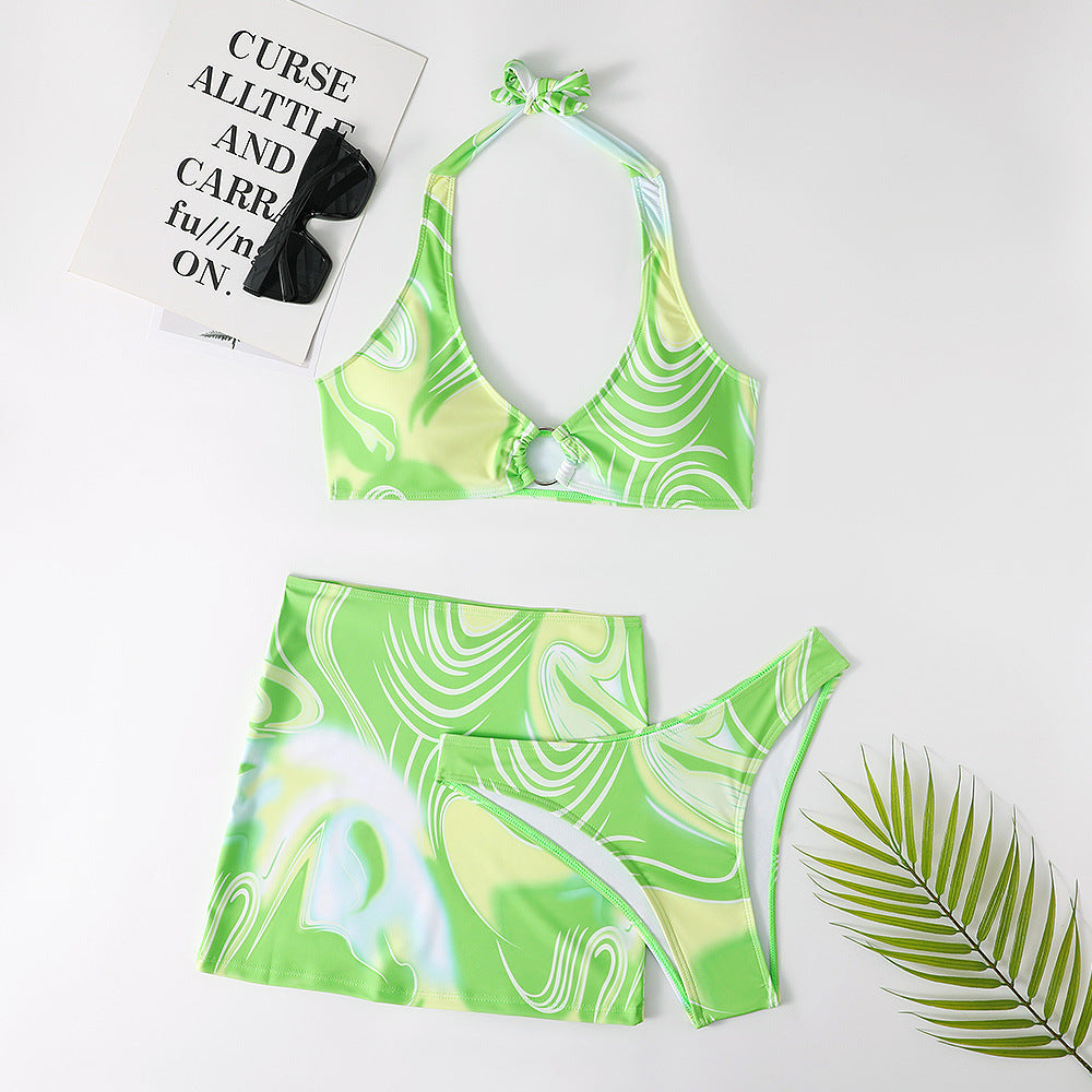Three Piece Bikini Skirt
