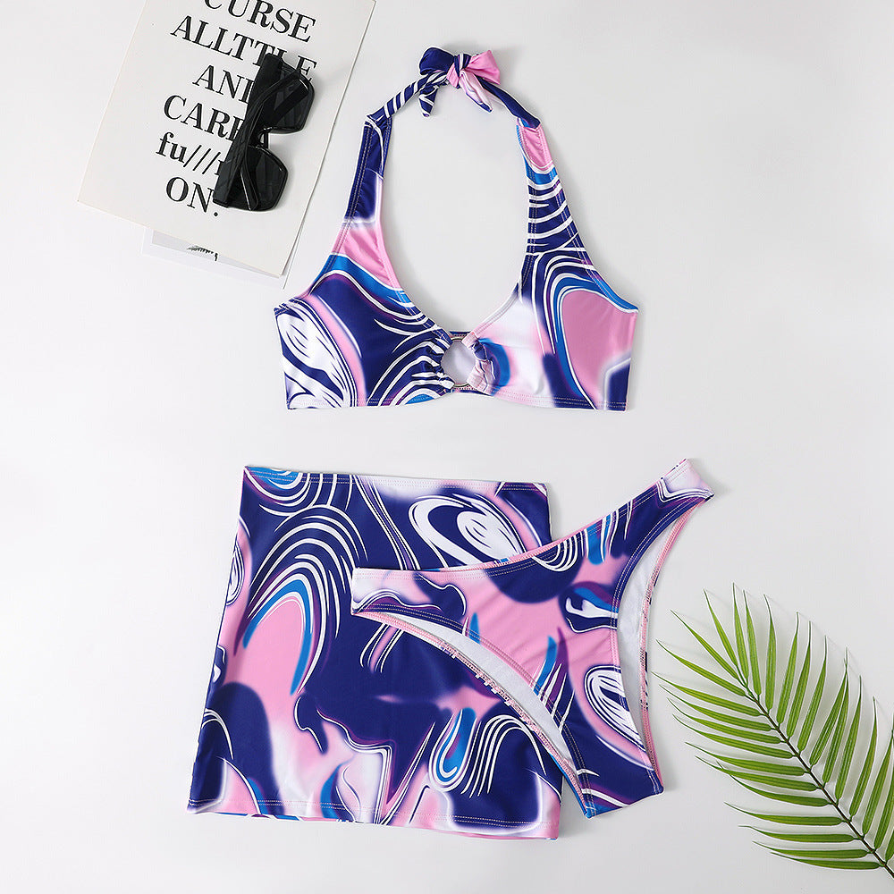 Three Piece Bikini Skirt