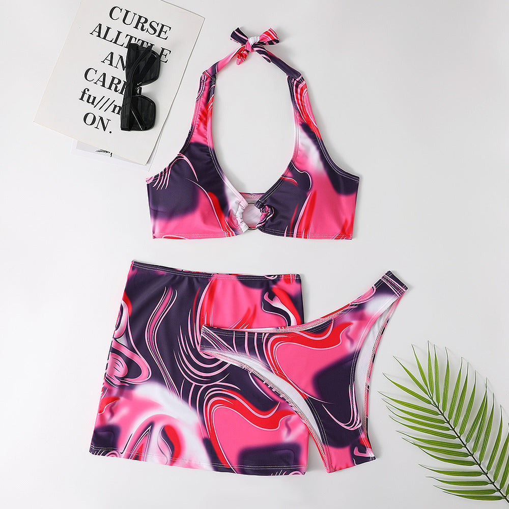 Three Piece Bikini Skirt